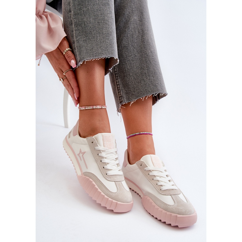 Niedrige Damen-Sneaker Big Star NN274868 Rosa 2