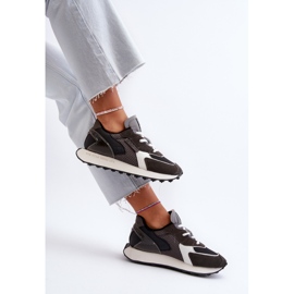 Damen-Sneaker auf der Memory Foam System Big Star-Plattform NN274683 Schwarz 1