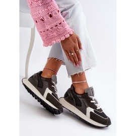 Damen-Sneaker auf der Memory Foam System Big Star-Plattform NN274683 Schwarz 2