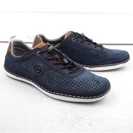 Bequeme Herren-Sport-Slipper Bugatti NN153246 blau 1