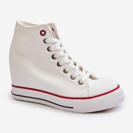 Damen Wedge Sneakers Cross Jeans NN2R4004 Weiß 2