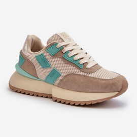 Big Star Damen Sneakers NN274973 Beige 2