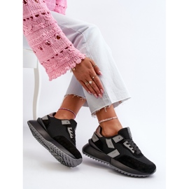 Big Star Damen Sneakers NN274975 Schwarz 2