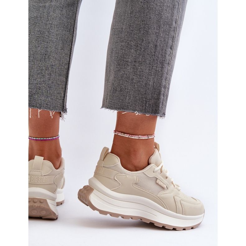 HI-POLY System Big Star Damen Sneakers NN274A105 Beige 1