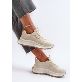 HI-POLY System Big Star Damen Sneakers NN274A105 Beige 2