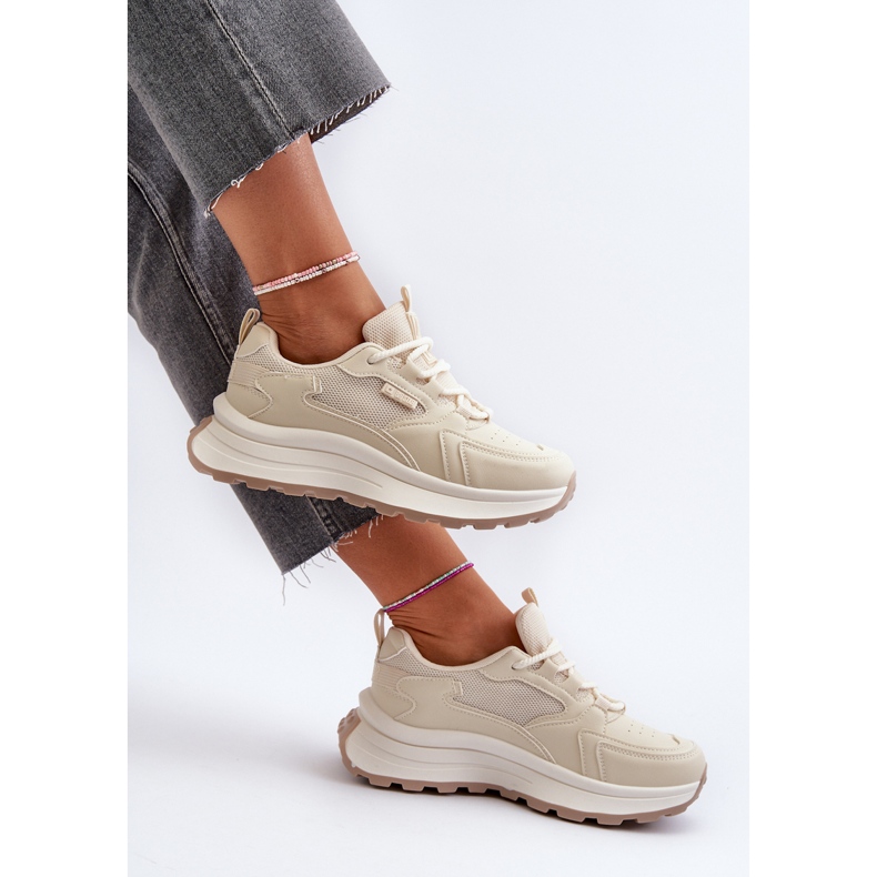 HI-POLY System Big Star Damen Sneakers NN274A105 Beige 2