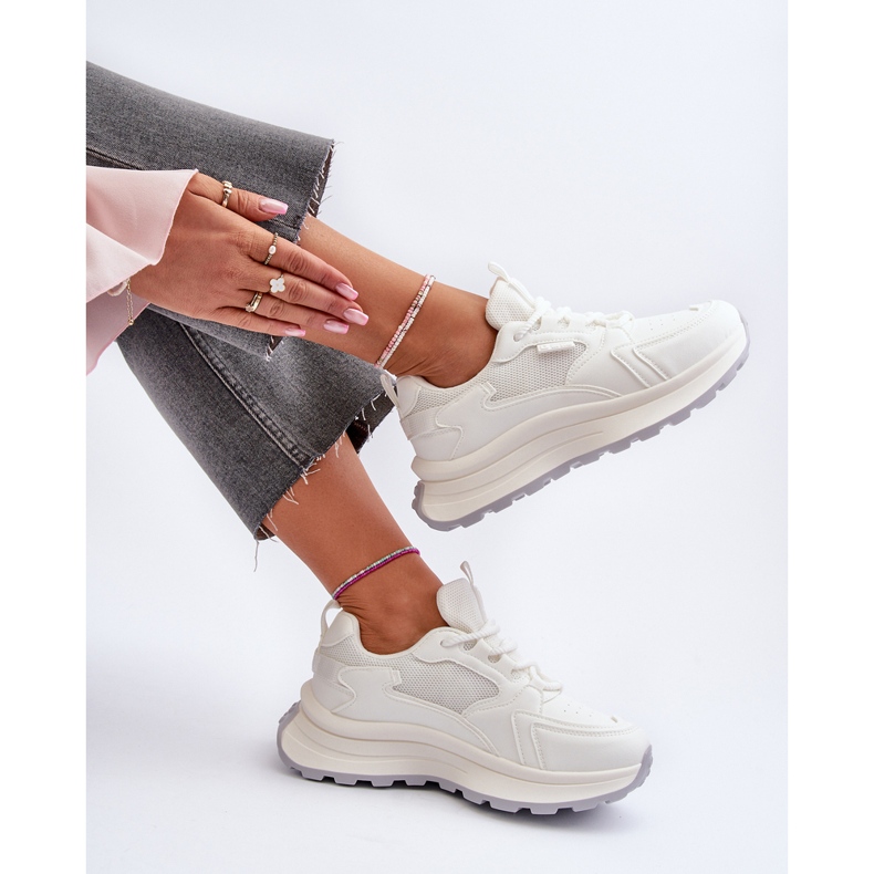 HI-POLY System Big Star Damen Sneakers NN274A107 Weiß 1