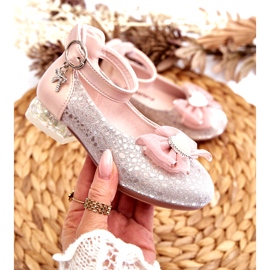 Apawwa Kinder-Ballerinas mit rosa Schleife 1