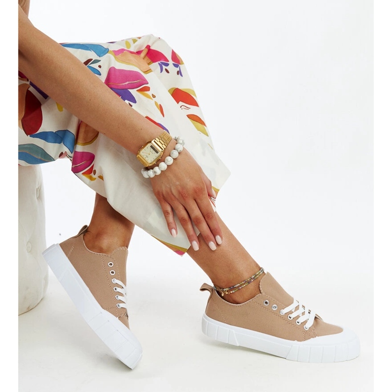 Eduards braune Stoffsneaker 1