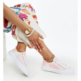 Rosa Jerina-Stoffsneaker 1