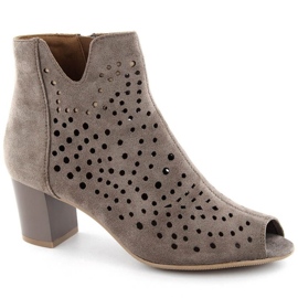 Jezzi W JEZ429B Wildleder-Stiefeletten, braun 1