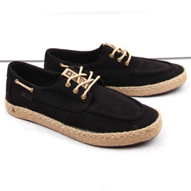 Big Star INT1995A schwarze Wildlederschuhe 1