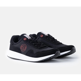 Schwarze Cross Jeans-Sneaker für Herren 1