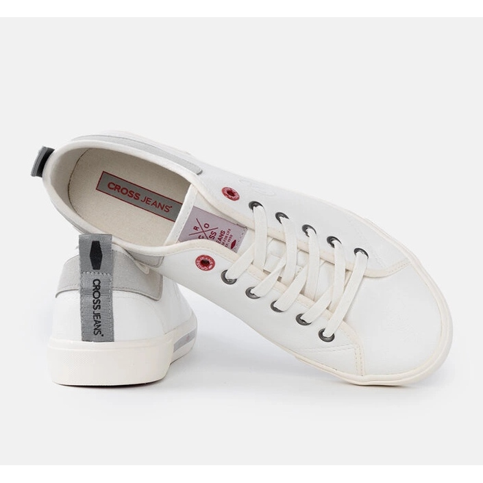 Weiße Cross Jeans-Sneaker für Herren 1