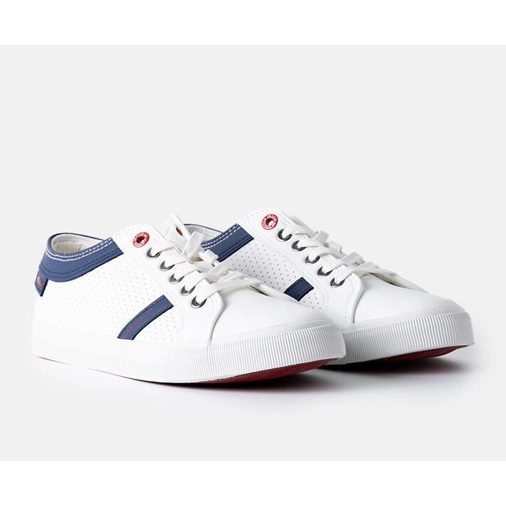 Weiße Cross Jeans-Sneaker für Herren 1