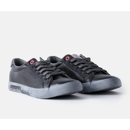 Schwarze und graue Herren-Sneaker von Cross Jeans 3