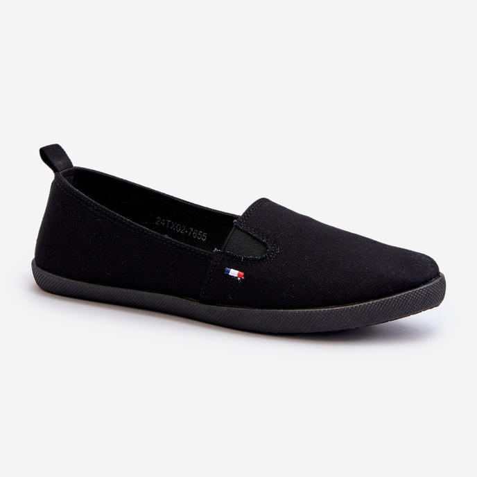 Damen-Slip-On-Sneaker in Schwarz von Adrancia 1