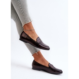 Damen-Mokassins mit flachem Absatz, Schwarz, Sylvaine 1