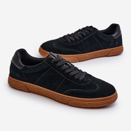 Herren-Wildledersneaker Big Star NN174187 Schwarz 1