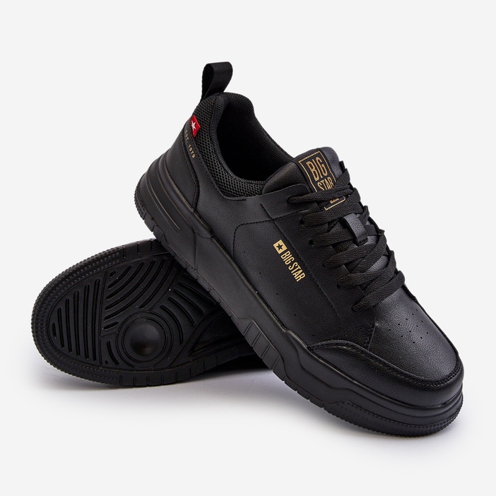 Herren-Sneaker Memory Foam System Big Star NN174148 Schwarz 2