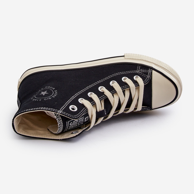 Herren-High-Top-Sneaker Big Star NN174109 Schwarz 1