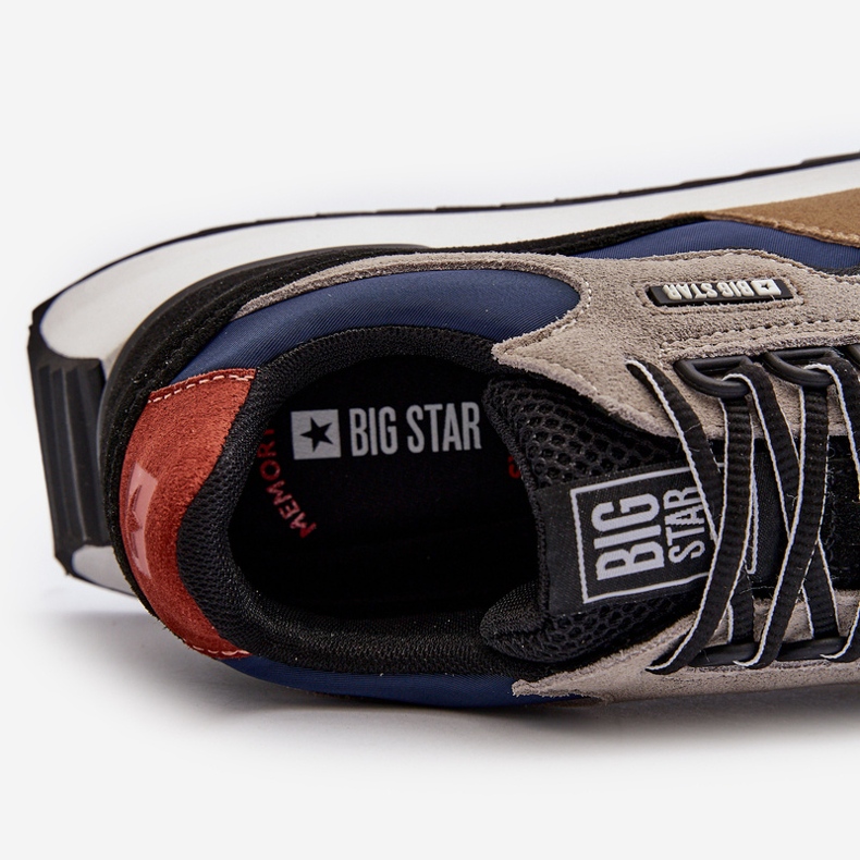 Herren-Sneaker Big Star NN174320 Memory Foam System Beige-Blau 1