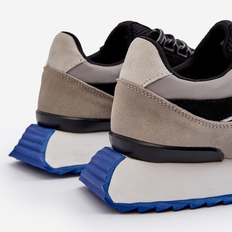 Herren-Sneaker Big Star NN174322 Memory Foam System Braun-Schwarz 2