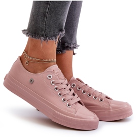 Klassische Damen-Sneakers Big Star NN274291 Rosa 12