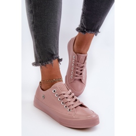 Klassische Damen-Sneakers Big Star NN274291 Rosa 7