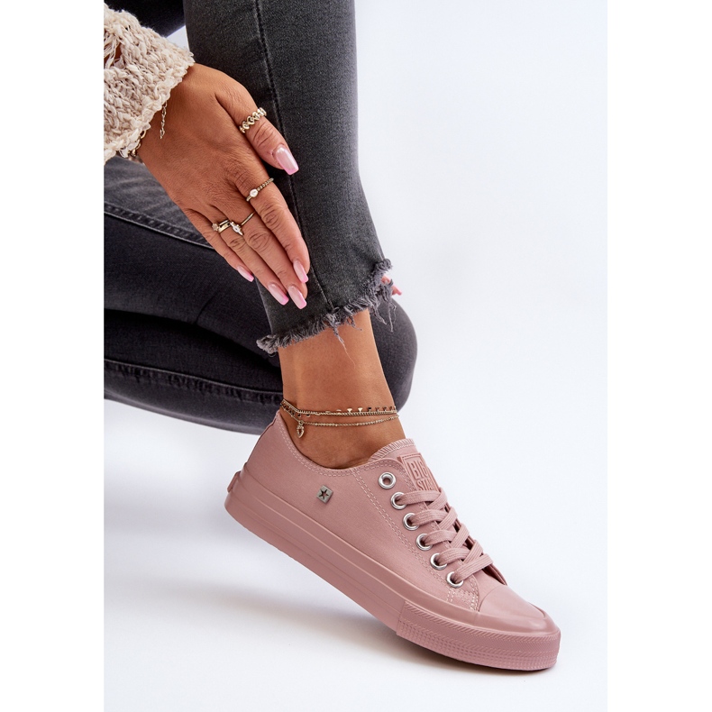 Klassische Damen-Sneakers Big Star NN274291 Rosa 1