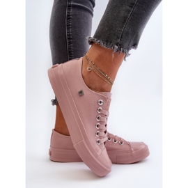 Klassische Damen-Sneakers Big Star NN274291 Rosa 10