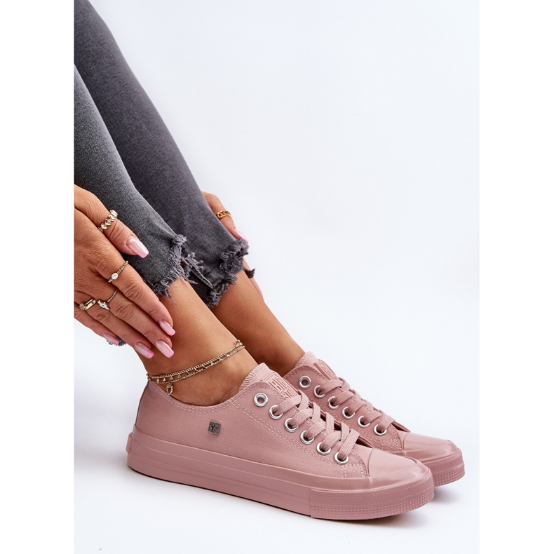 Klassische Damen-Sneakers Big Star NN274291 Rosa 2