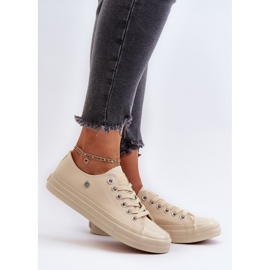 Klassische Damen-Sneaker Big Star NN274286 Beige 4