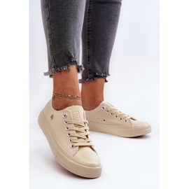Klassische Damen-Sneaker Big Star NN274286 Beige 5