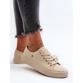 Klassische Damen-Sneaker Big Star NN274286 Beige 8