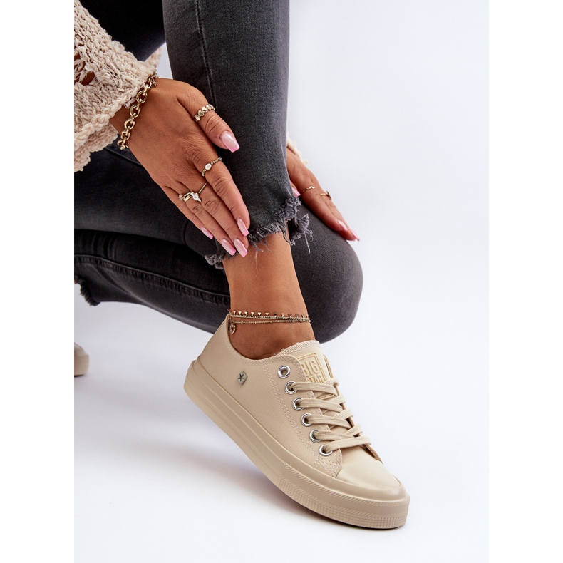 Klassische Damen-Sneaker Big Star NN274286 Beige 2