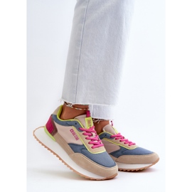 Damen-Sneaker Memory Foam System Big Star NN274692 Mehrfarbig blau 2