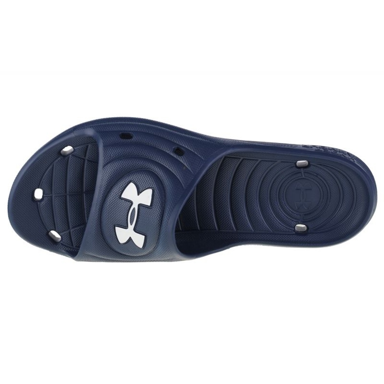 Herren Under Armour Locker IV SL 3023758-401 Navy Blue Foam Pantoffeln blau 2