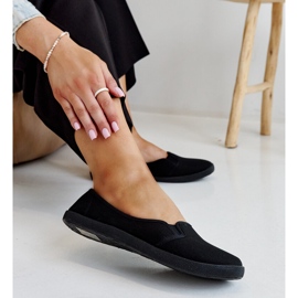 Schwarze Wordana-Slip-On-Sneaker 1