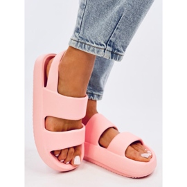 Rickett Pink Schaumstoffsandalen rosa 2