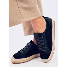 Felix Schwarze Espadrille-Sneaker 2