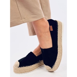 Alain Black Damen-Espadrilles schwarz 2