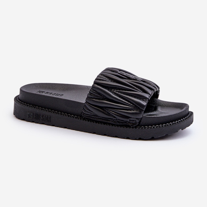 Damen-Flip-Flops auf der Big Star-Plattform NN274A745 Schwarz 2