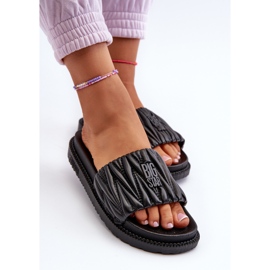 Damen-Flip-Flops auf der Big Star-Plattform NN274A745 Schwarz 1