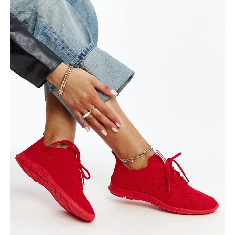 Rote Shukornia-Sportsneaker 1