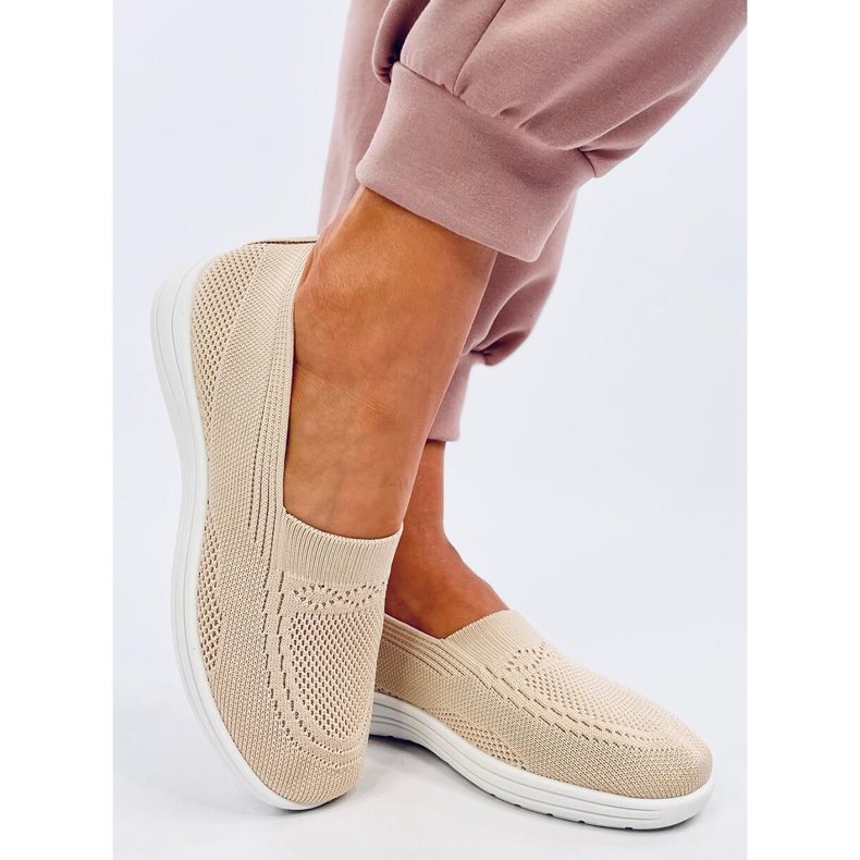 Didier Beige Sockensneaker 2