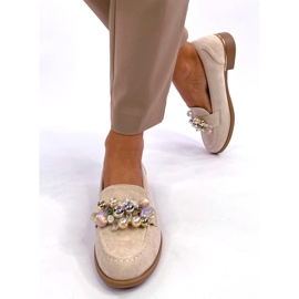 Anselme Beige Stein-Loafer 1