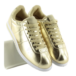 Strukturierter Sportschuh 8849 Gold golden 2