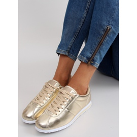 Strukturierter Sportschuh 8849 Gold golden 1