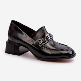 Lacklederpumps Schwarz S.Barski MR38-960 1